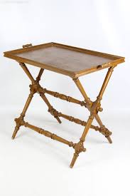 Antique folding tables in blue shade. Victorian Pine Butlers Tray Table On Folding Stand Antiques Atlas
