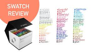 Karin Brushmarker Pro Swatch Review Brush Pens