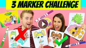 Make your world more colorful with printable coloring pages from crayola. 3 Marker Challenge With Lol Surprise Baby Dolls Coloring Pages