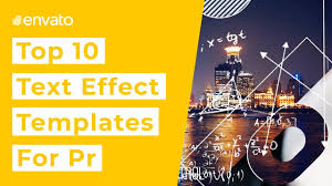 Click the advanced tab and check the template option. 18 Top Text Effects And Typographic Motion Graphics Templates For Premiere Pro