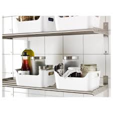 Variera Bak Hoogglans Wit 24x17 Cm Ikea Kitchen Shelves Organization Ikea Bins Ikea