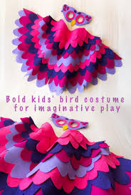 Bird Costume For Kids Purple And Pink Bird Costume Kids Mask And Wing Cape Bhb Kidstyle Bird Costume Kids Halloween Costumes For Girls Bird Costume
