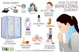 How To Stop Wheezing Quickly | Top 10 Home Remedies