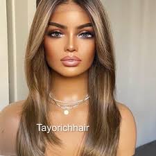 Synthetic Brown Blonde Wig