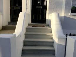 Outdoor patios combine the best of interior comforts with mother nature's loveliness. Steps The London Front Garden Company