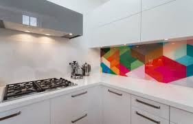 Glass tile seems more bathroomy to me. Image Glass Painted Printed Glass Splashback Specialists