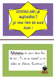 Gestion De Classe Carnet De Comportement Et Affichage Gestion De Classe Gestion De Comportement Regle De Vie