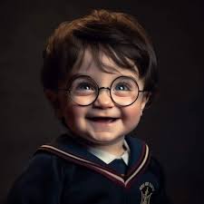 Baby version of Harry Potter characters 😍✨ Dumbledore 🫣