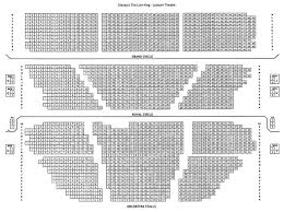 lyceum theatre seating plan lyceum theatre seating map