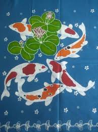 Shop our batik fabric today! Ini Contoh Request Motif Ikan Koi Batik Kesumoningmadu Facebook
