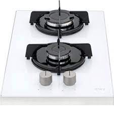 İkili ve üçlü set üstü ocak. Esty Sco5421w01 2g Beyaz Cam Setustu Ocak Ankastre Dunyasi