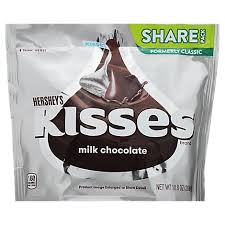 Get best deals on hershey's, kisses giant holiday milk chocolate, 12 oz. Hersheys Kisses Milk Chocolate Share Pack 10 8 Oz Safeway