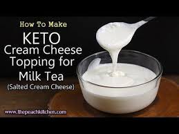 Easy Keto Cream Cheese Topping For Milk Tea The Peach Kitchen Youtube In 2020 Tea Drink Recipes Milk Tea Recipes Cream Cheese Topping