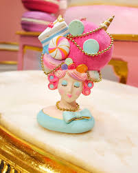 The New Mini Marie Sweet Ornament Is Oh So Yummy! 💖🍰💖 . . .  #Glitterville #Holiday2022 #AmericasMart #DallasMarketCenter #LAMart