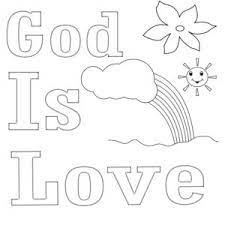 John 3:16 (niv) home resources measuring god's love. 23 God Is Love Coloring Pages And Show Your Love