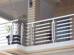 However, a wood balcony railing must be treated and painted to extend its lifespan for exterior applications. Balcony Railing Ideas Steel Balconyideas Balconydesign Balcony Balcony Railing Design Steel Railing Design Steel Grill Design