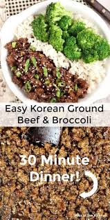 If You Are Looking For Something To Make With Ground Beef This Korean Ground Beef In 2020 Healthy Beef Recipes Ground Beef Recipes Healthy Ground Beef And Broccoli