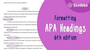 Those with four or more letters, including hyphenated compound words). Apa Headings 6th Edition How To Use And Format Example