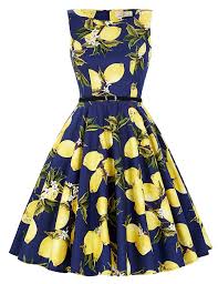 Amazon Com Sleeveless Knee Length 50 39 S Vintage Swing Casual Church Dresses Floral 30 M Prom Dresses Vintage Summer Dresses For Women Casual Party Dresses