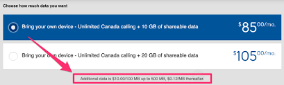 With mobile data being capped away from the existing 'unlimited' model, often at 500mb and subsequent, sizeable chunks with increasing charges, could you survive with a lower capped limit? Bell Price Increase Data Overages Now 10 100mb For First 500mb 12 100mb Thereafter Iphone In Canada Blog