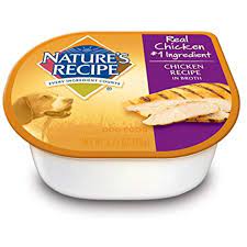 Natures Recipe Wet Dog Food Chicken Recipe In Broth 275-ounce Cup Pack Of 24 Details Can Be Found By Cli Dog Food Recipes Wet Dog Food Chicken Recipes