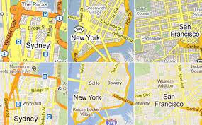Google Maps Evolution 2009 Vs 2011 Map Map Design Magazine Design