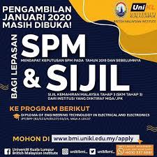 Butiran program yang ditawarkan adalah seperti berikut : Pengambilan Januari 2020 Ke Program Diploma Of Engineering Technology In Electrical And Electronics Unikl Bmi
