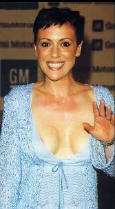 Alyssa milano picks up a spoon. Alyssa Milano Nip Slip Taxi Driver Movie