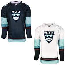 Men's seattle kraken primary logo #32 white stitched jersey. Seattle Kraken Firstar Gamewear Pro Performance Hockey Jersey W Custom Hockeytron Com