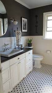 Small bathrooms have the potential to pack in plenty of style within a limited footprint. Bathroom Ideas Black And White Floor 37 Gray And White Bathroom Bathroom Interior Black And White Tiles Bathroom