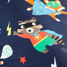 Super Dog Catherine Lansfield Single Duvet Cover Duvet Cover Sets
