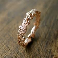 10 Leaf Adorned Rings From Etsy That You Will Love Intimate Weddings Small Wedding Blog Wedding Rings Vintage Wedding Rings Rose Gold Wedding Rings Simple