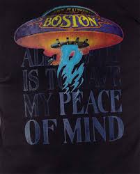 Provided to youtube by dig dis! Boston T Shirt Peace Of Mind Song Title Band Logo Official Mens New Black