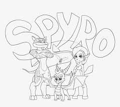 Let your children's imaginations run wild with these best easter coloring pages for kids. Spyro The Dragon Ing Drago Spyro The Dragon Coloring Png Image Transparent Png Free Download On Seekpng