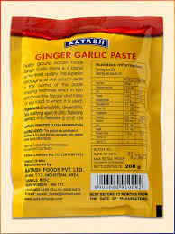 Modern culinary specialists, based on this combination, are ready. Ginger Garlic Paste Aatash Foods