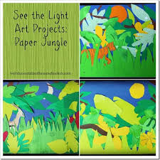 See The Light Art Projects Paper Jungle Jungle Art Jungle Art Projects Art Projects