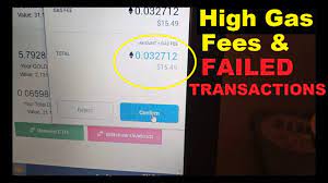 High Ethereum Gas Fees And Failed Transactions Gas High Withdrawn