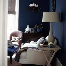 Midnight Blue Living Room White Accents Dark Blue Living Room Blue Living Room Living Room White