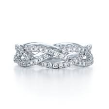 Twist 3 Strand Ring With Diamonds In 18k White Gold Kwiat Fine Diamond Jewelry Diamond Wedding Rings Eternity Band Diamond