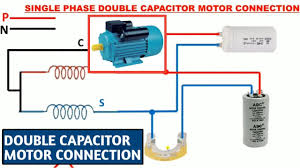 Wiring diagrams show how the wires are connected and where they should located in the actual device unlike a pictorial diagram, a wiring diagram uses abstract or simplified shapes and lines to show components. Double Capacitor Motor Connection Youtube