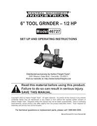The harbor freight tool i use most often is a set of #1 to #60 drills, coated with titanium. 6a Tool Grinder A 1 2 Hp Harbor Freight Tools