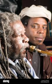 Jazz musicians Carl Gordon Grubbs and Lafayette Gilchrist , jazz Stock  Photo