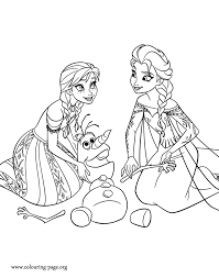 If your child loves interacting. Anna Elsa Coloring Pages Az Coloring Home