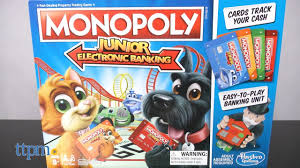 Monopoly Junior Electronic Banking From Hasbro Youtube