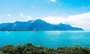 The capital of the canton of vaud is also a lively university and convention. Amazing View Of Lake Geneva Lausanne Switzerland Beautiful Seascape Stock Photo Picture And Royalty Free Image Image 88501831