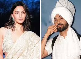 Alia Bhatt and Diljit Dosanjh