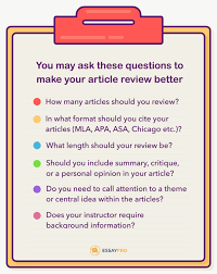 Kalau begitu, kamu sedang berada di artikel yang tepat! How To Write An Article Review Full Guide With Examples Essaypro