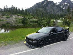 M3 front bumper, m3 difusser, slimline boot fin, custom leather interior, chip, complete m3. Youan Bmw E36 M3 Sedan Black Cute766
