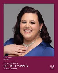 ANNOUNCING THE WASHINGTON DISTRICT SINGERS! Best of luck to all those  competing this Sunday, January 12th! Nicholas Burns, Countertenor Claire  Burreson, Soprano Shayanne de Boer, Soprano Rosamund Dyer, Mezzo-Soprano  Gabriella Giangreco, Soprano