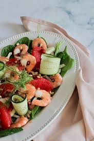 My Fennel Red Grapefuit And Shrimp Salad Recette Salade Fenouil Recette Salade Fenouil